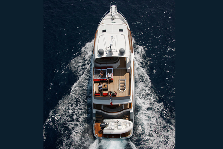 Yacht SILVER FOX -  From Above