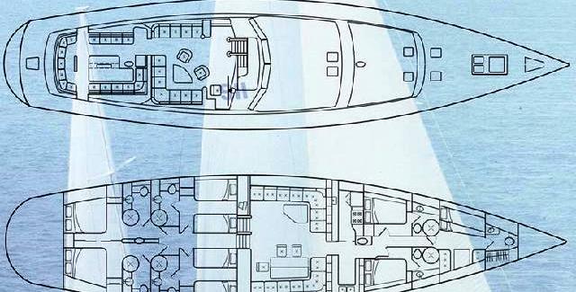Yacht TAZA MAS -  Layout