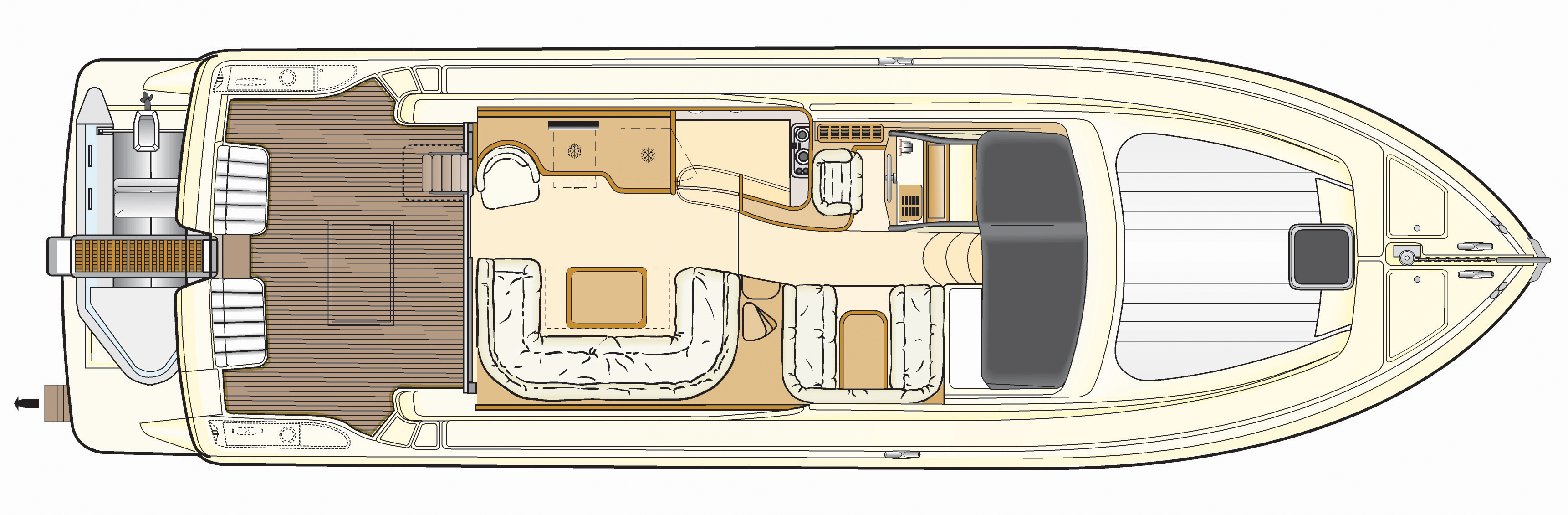 Yacht TIME OUT - Layout 2