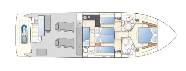 Yacht TIME OUT - Layout