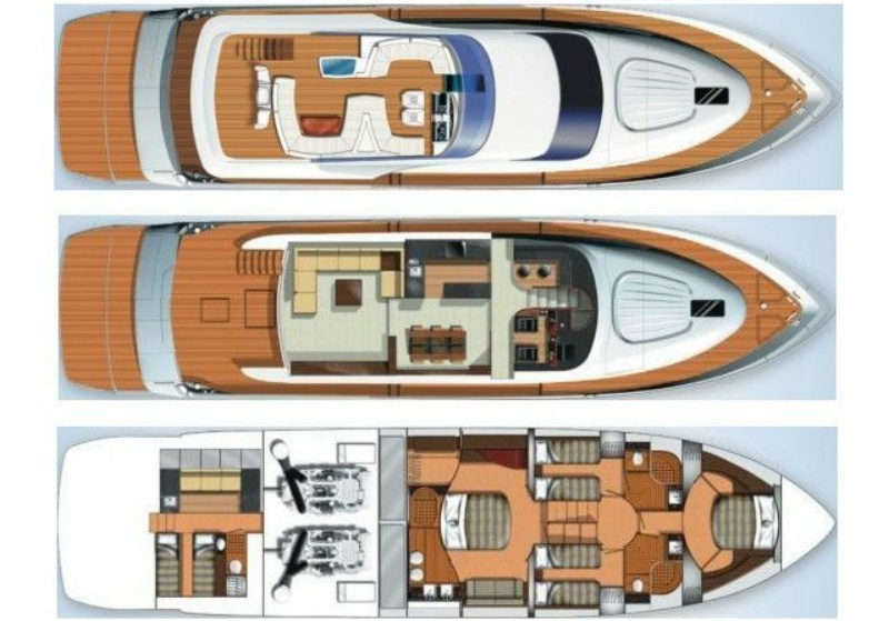Yacht XCHE -  Layout
