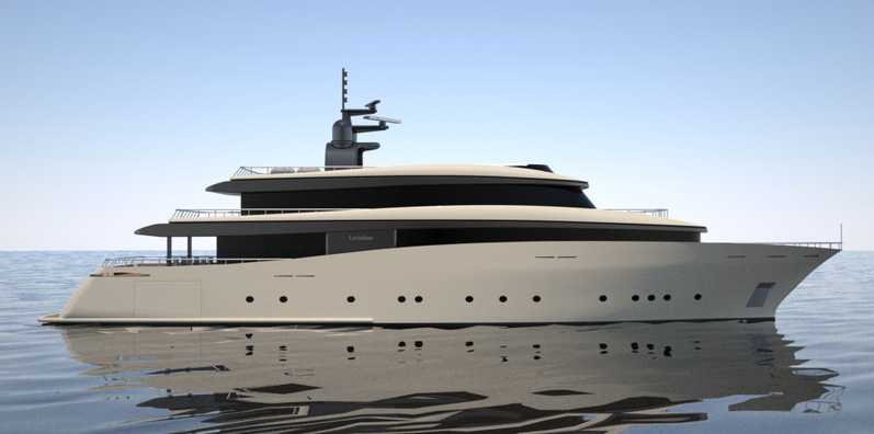 Super yacht Leviathan designed by 2pixel studio