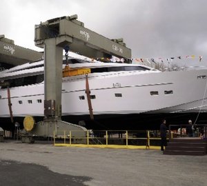 Sanlorenzo, launch SL108 motor yacht DANDY SIX. 