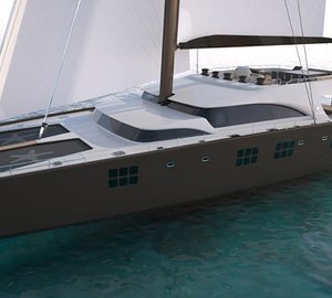 Superyacht Sunreef 102 Double Deck Catamaran Yacht IPHARRA Launch