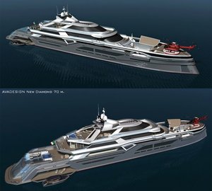 Avadesign reveal their latest 70-metre concept - New Diamond.
