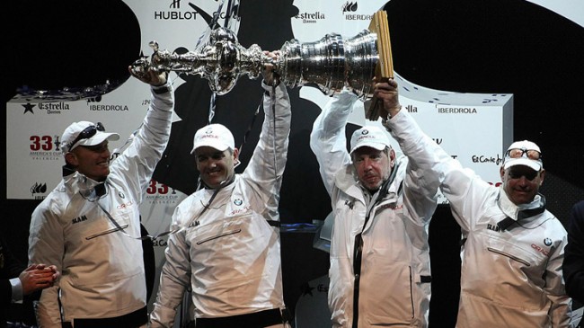 BMW ORACLE Racing Winners of the America's cup