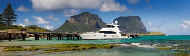 Investigator IV takes on fuel at Lord Howe Island before her return journey to the Gold Coast