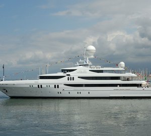Codecasa Motor Yacht LADY LAU at her launch. Photo courtesy of Codecasa