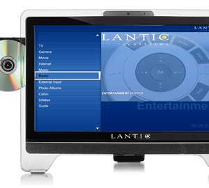 Lantic Entertainment Systems all-in-one TFY HDMI Screens at Monaco Yacht Show 2010