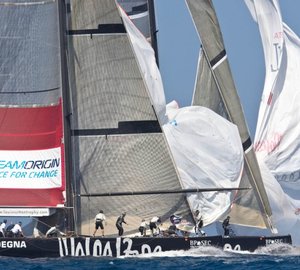 Louis Vuitton Trophy: Day 12 - 4 boats separated by 1 point. 