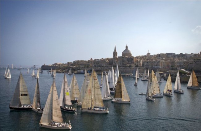Start of the 29th Rolex Middle Sea Race in Malta