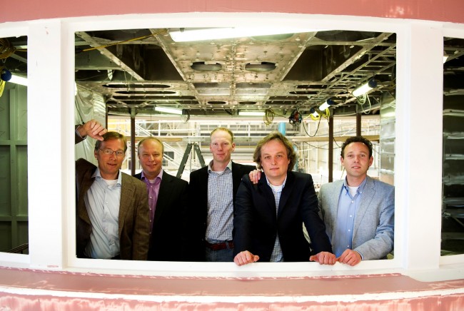 The Feadship De Vries Directors on the job