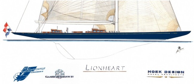Yacht Lionheart a J-Class Sailing YAcht