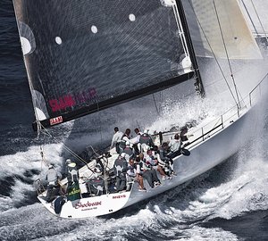 Champion New Zealand Sailor Neville Crichton & Team Yacht SHOCKWAVE Win the 2010 Giraglia Rolex Cup St.Tropez, France to San Remo, Italy