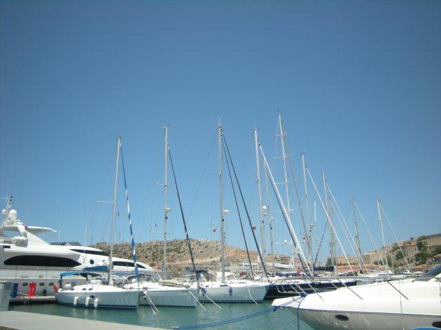 Cesme Marina located on the beautiful Izmir Peninsula in the Aegean