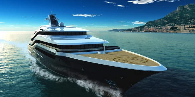 Yacht Orchid Arriving in Genova - Image Courtesy of Luiz De Basto