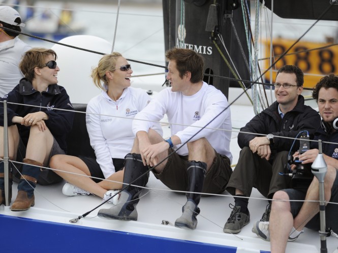 Artemis Challenge - Zara Phillips on board Artemis Ocean Racing - Photo Credit to Rick Tomlinson