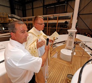 Christening of the Motor Yacht Baton Rouge - Image courtesy of Icon Yachts