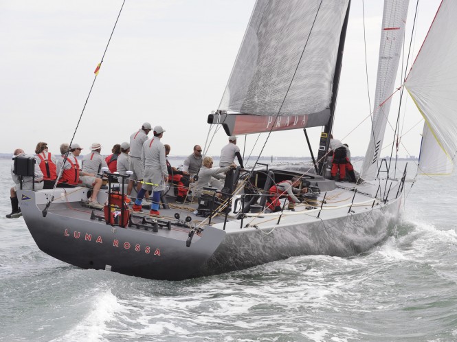 LUNA ROSSA in 2009 - Cowes Week - Image credit to Rick Tomlinson
