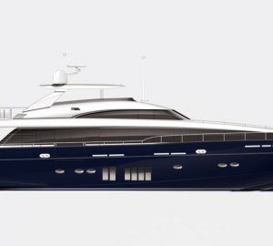  Princess Yachts 32M Yacht Rendering 