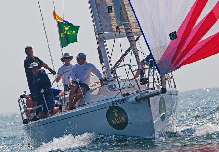 Rush, Bill Sweetser, ended up second in IRC 5, to Storm, Rick Lyall. Photo Credit Rolex - Daniel Forster