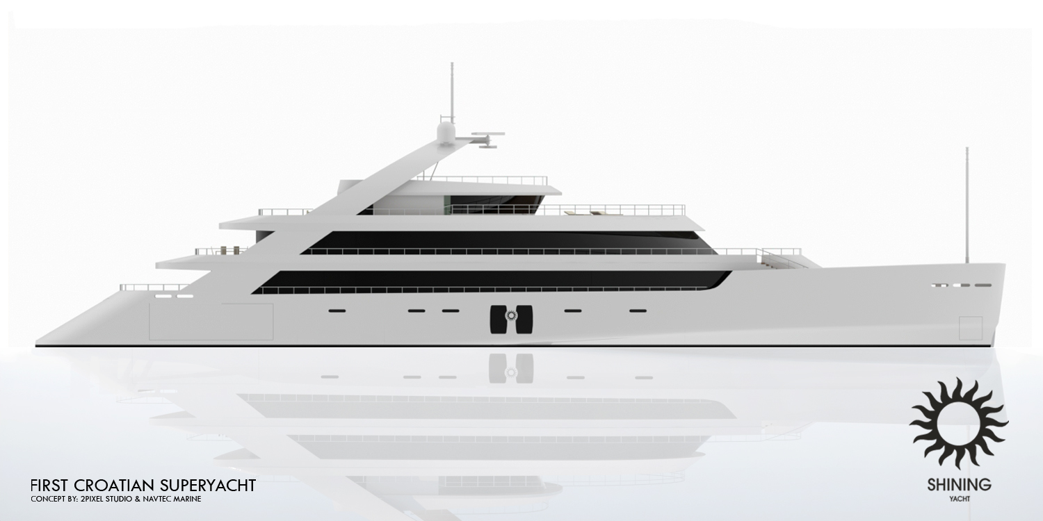 Superyacht SHINING - Image Courtesy of 2PIXEL STUDIO