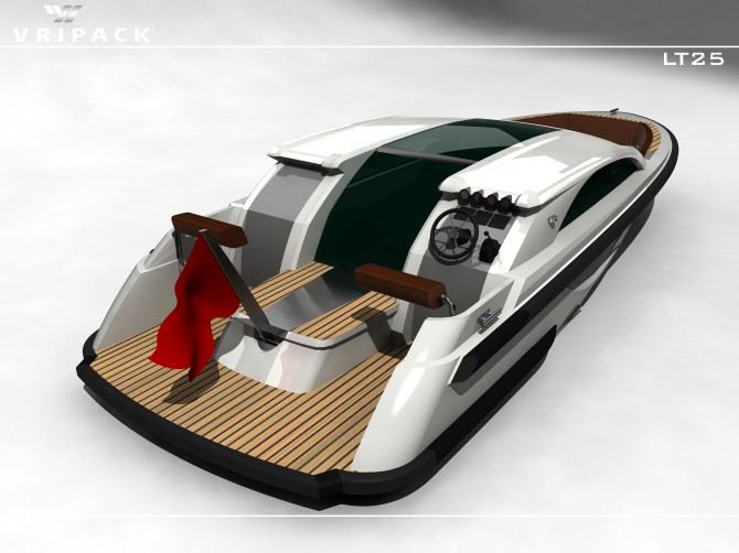 The Limo Tender 25’ by Vripack for a new Heesen 5500 Superyacht