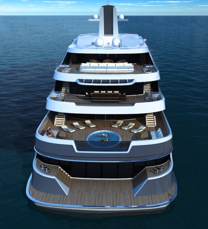 Super Yacht Orchid Transom view - Image Courtesy of Luiz De Basto