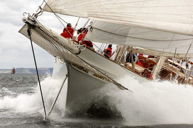 Adela Sailing Yacht Day 3 at the Pendennis Cup - Image courtesy of Pendennis