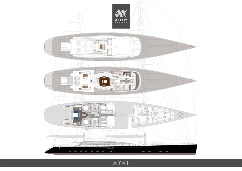 Alloy Yachts Vertigo - General Arrangement