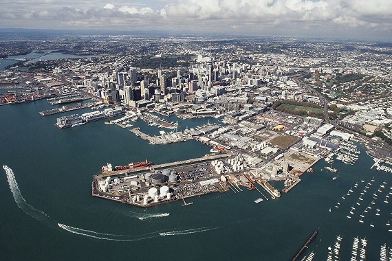 Auckland, New Zelaand from above - Photo Credit Sea+City Projects Ltd