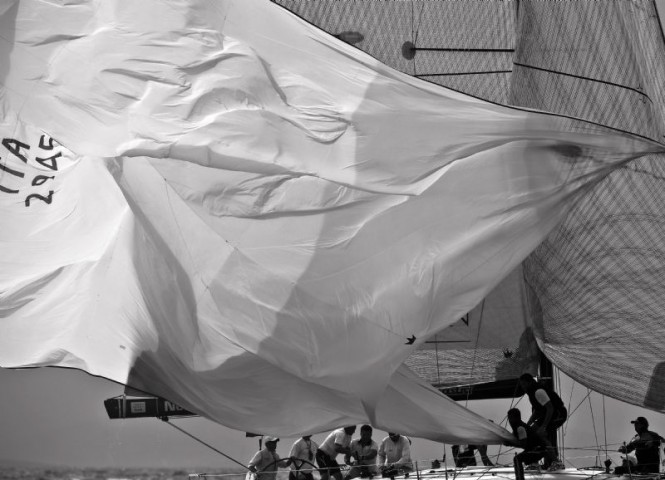 DSK-COMIFIN yacht at Rolex Swan Cup 2008 - Photo credit to Rolex_ Kurt Arrigo