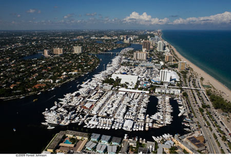 Fort Lauderdale International Boat Show - from above Photo Credit Forest Johnson (2)