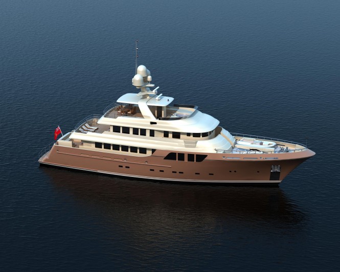 MCC 38m Superyacht - Image credit to MCC