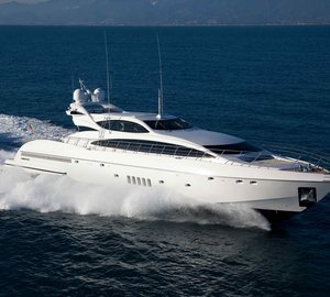Super Yacht Mangusta 105' at the Monaco Yacht Show 2010