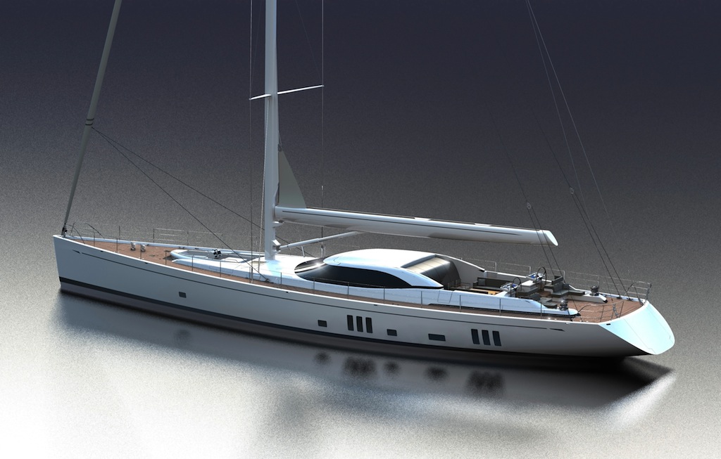 125 foot sailing yacht