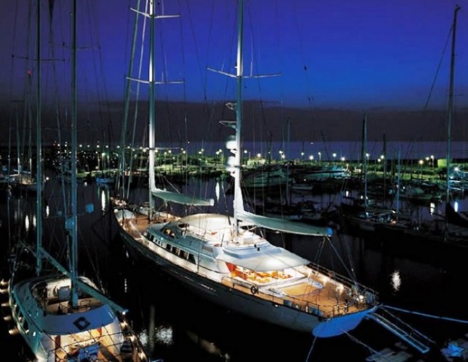 Sailing yacht FELICITA WEST Photo Credit Perini Navi