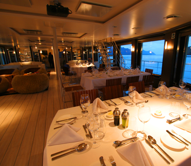 Superyacht Atmosphere Dining – A taste of Chile