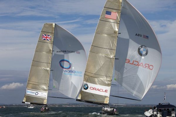 The 1851 Cup - BMW ORACLE Racing - Day 1 Photo Credit Gilles Martin-Raget  BMW ORACLE