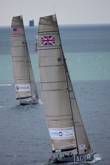 The 1851 Cup -Racing - Day 3 - Round the Island Race Photographer Gilles Martin-Raget  BMW ORACLE.
