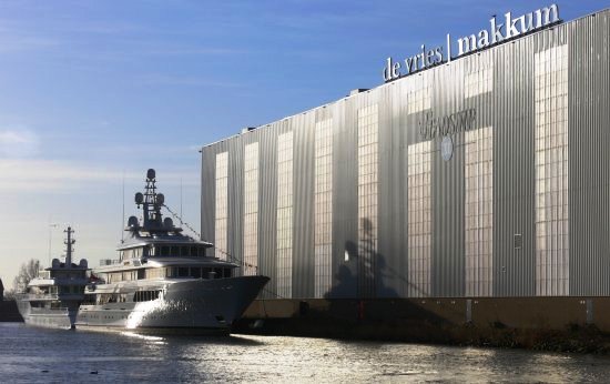 The Feadhsip De Vries Makkum Shipyard where the new Yacht Musashi was launched The Feadhsip De Vries Makkum Shipyard where the new Yacht Musashi was launched