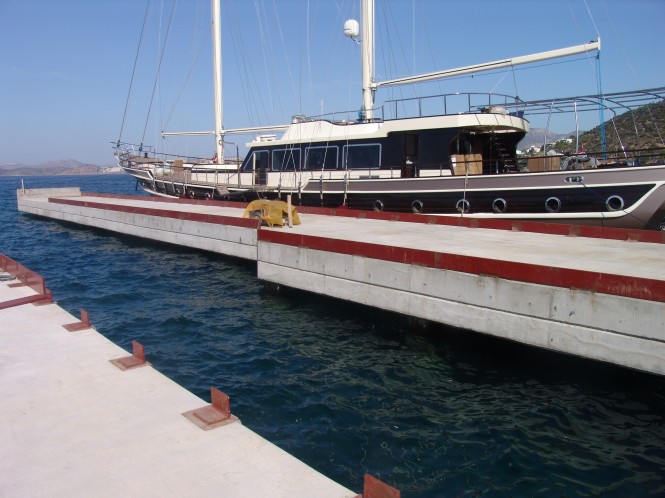 Aganlar boatyard moves quickly towards completion and opening at the end of October - Photo Credit Aganlar Boatyard