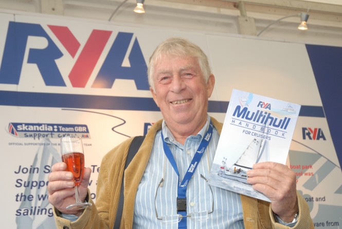 Andrew Simpson the author of the RYA Multihull Handbook for Cruisers