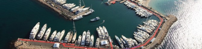 Cannes International Boat and Yacht Show Photo from above