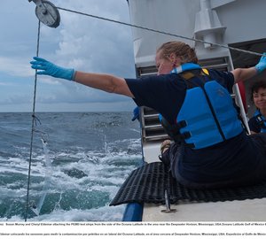 OCEANA uses innovative system to detect microscopic particles of crude oil in the Gulf of Mexico