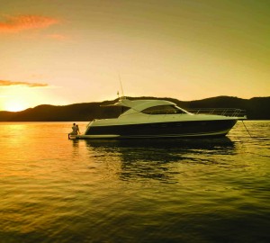 Riviera 43 Flybridge Yacht at the Mandurah Boat Show 2010