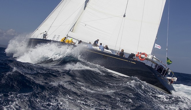 Mystery Yacht - Rolex Swan Cup 2010 - Image credit to Carlo Borlenghi