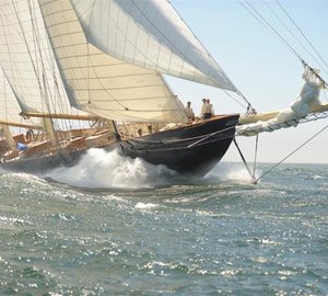 Sailing schooner Atlantic's Mediterranean debut at Regates Royales Trophee Panerai
