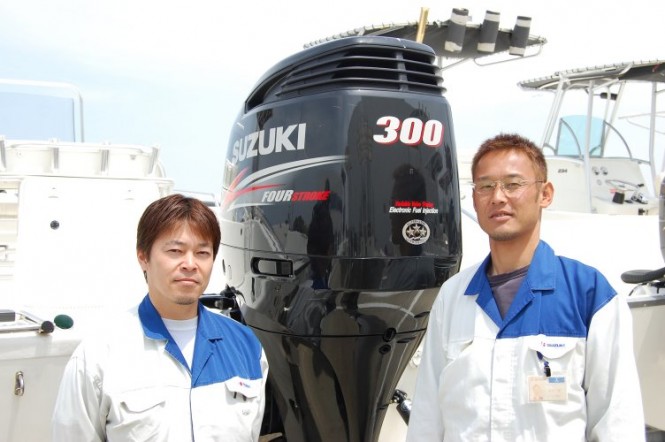 Suzuki's new Lean Burn DF300 - Photo Credit Suzuki Marine Europe