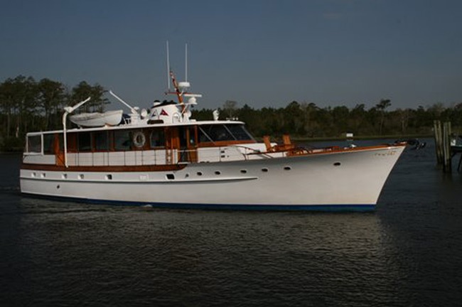 Trumpys Motor yacht America. Photo Credit Seakeeper